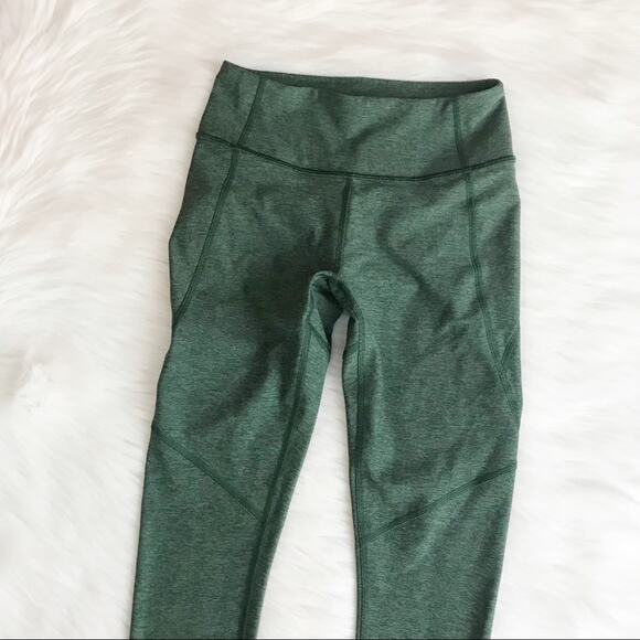 Outdoor Voices Warm Up 7/8 Leggings Hunter Green X Small - Picture 2 of 4